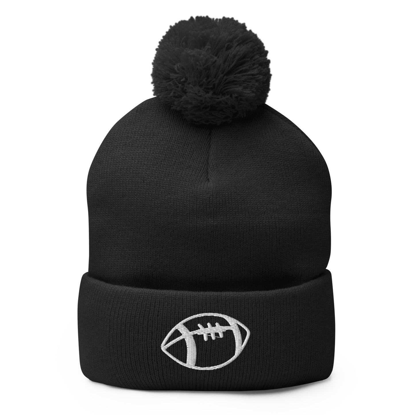 Football 🏈 Pom-Pom Beanie