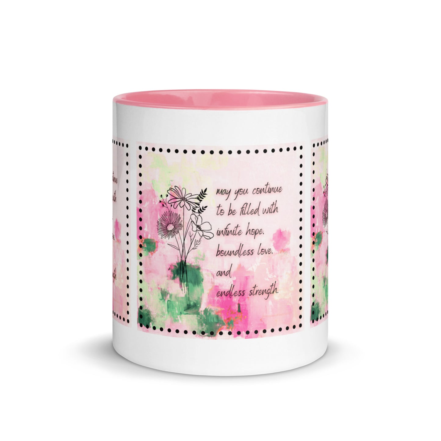 Infinite Hope, Love, and Strength 💪 Ceramic Mug
