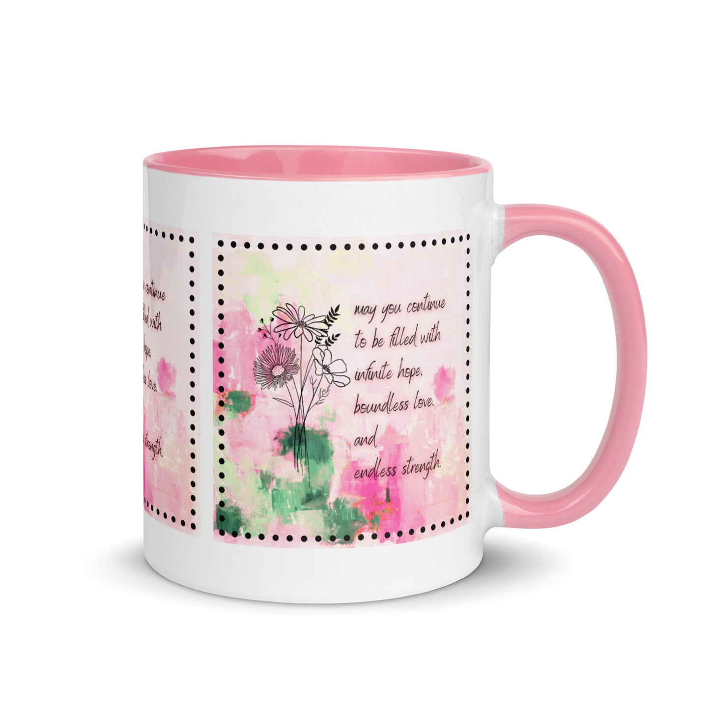 Infinite Hope, Love, and Strength 💪 Ceramic Mug