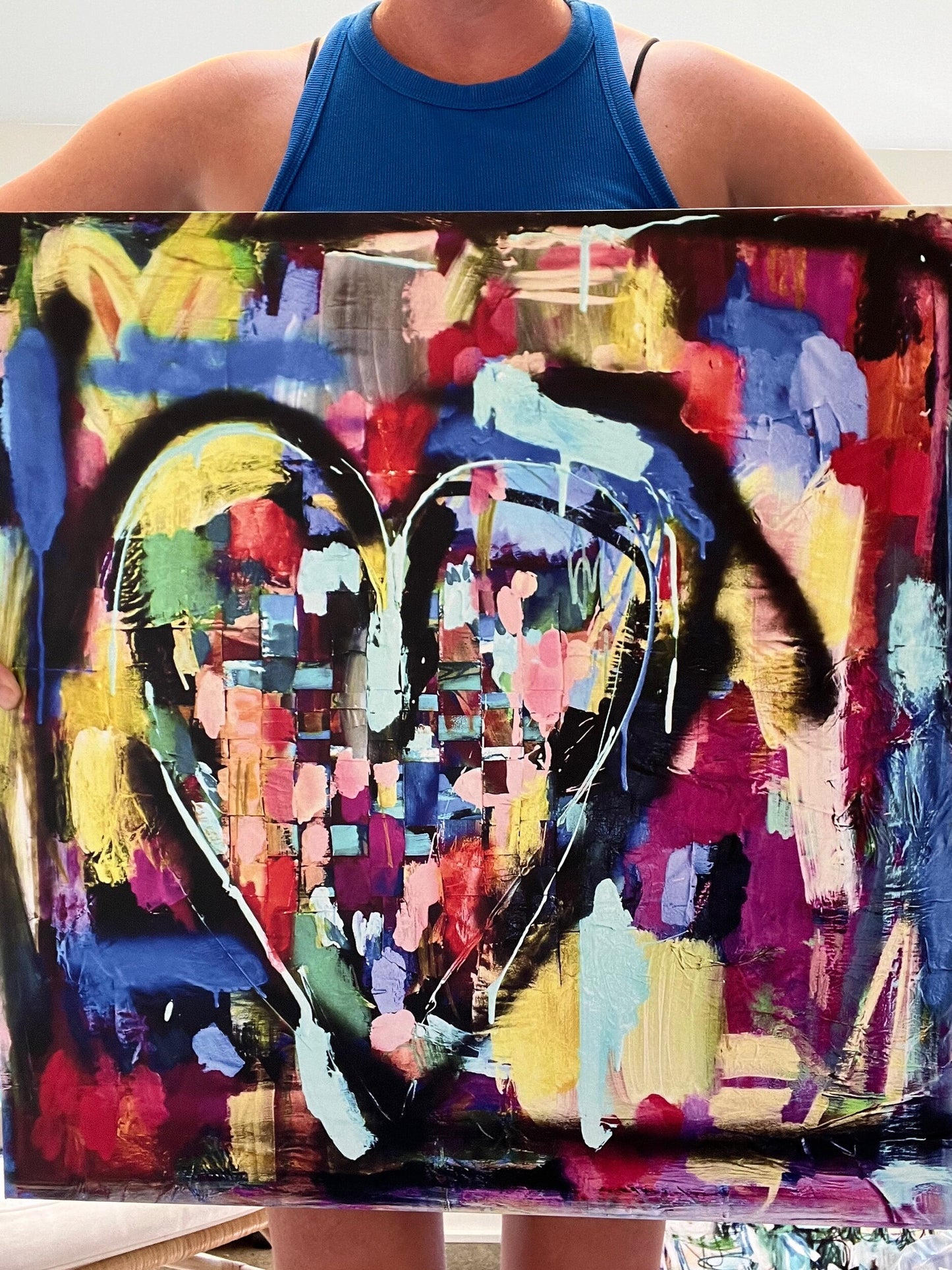 Woven to Love, canvas print