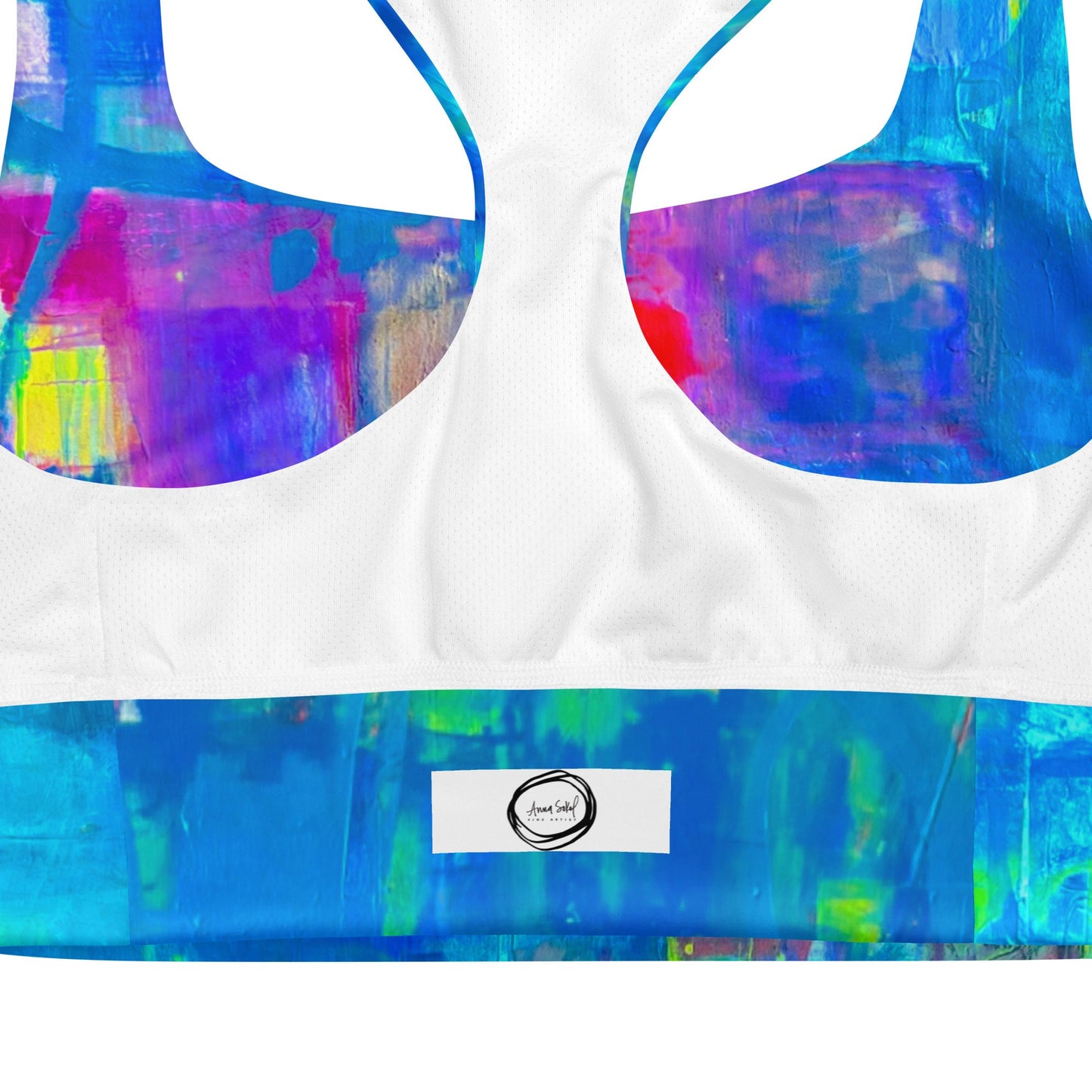 Coloring The Motion - Longline sports bra
