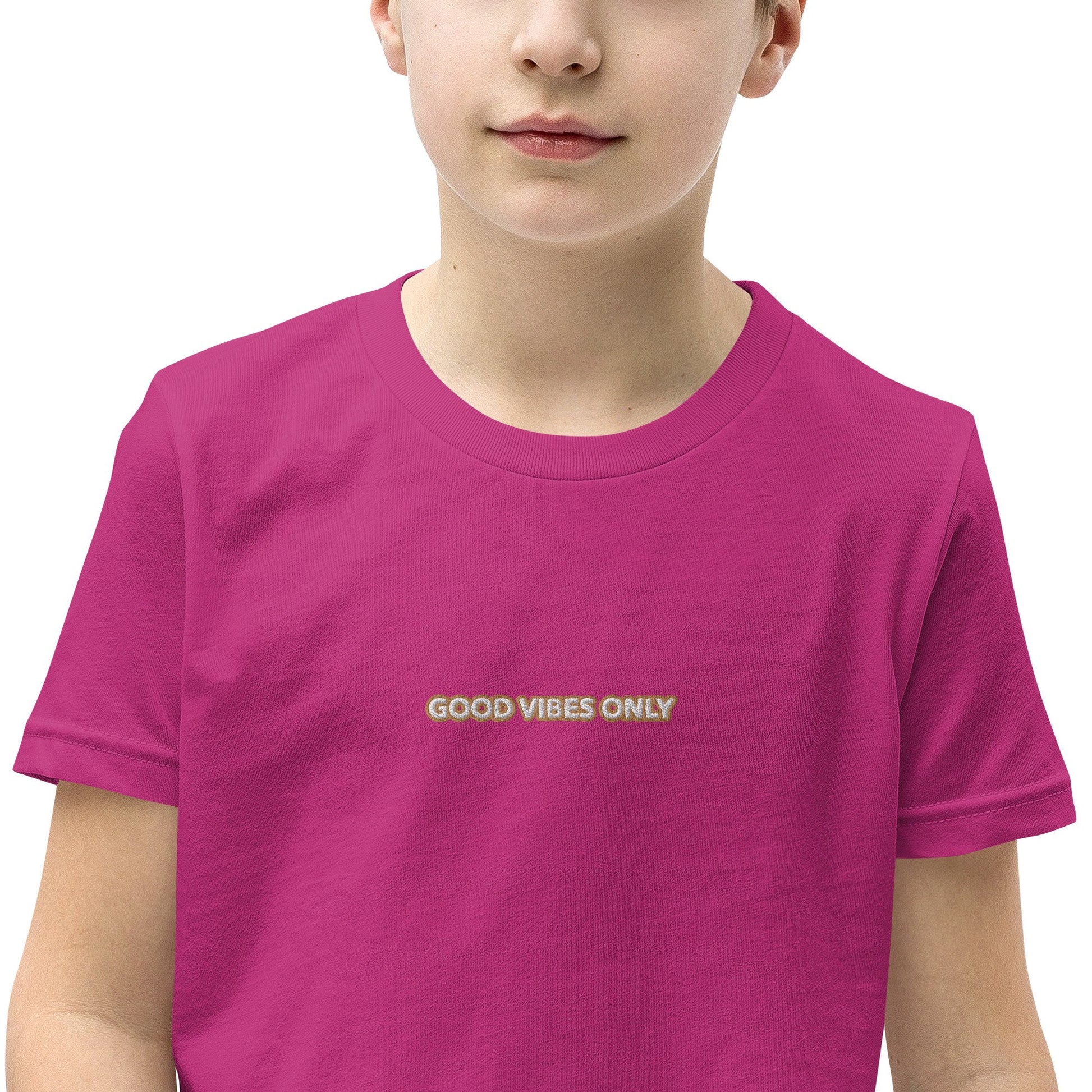 GOOD VIBES ONLY - Unisex Youth Short Sleeve T-Shirt