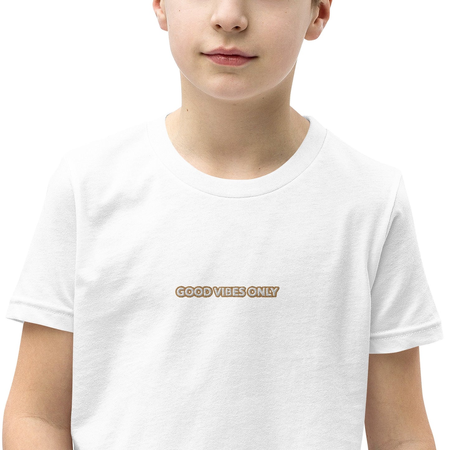 GOOD VIBES ONLY - Unisex Youth Short Sleeve T-Shirt