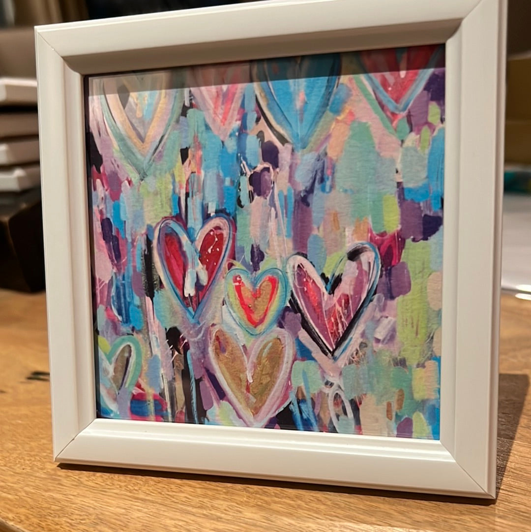 Love in the Air - mini framed print