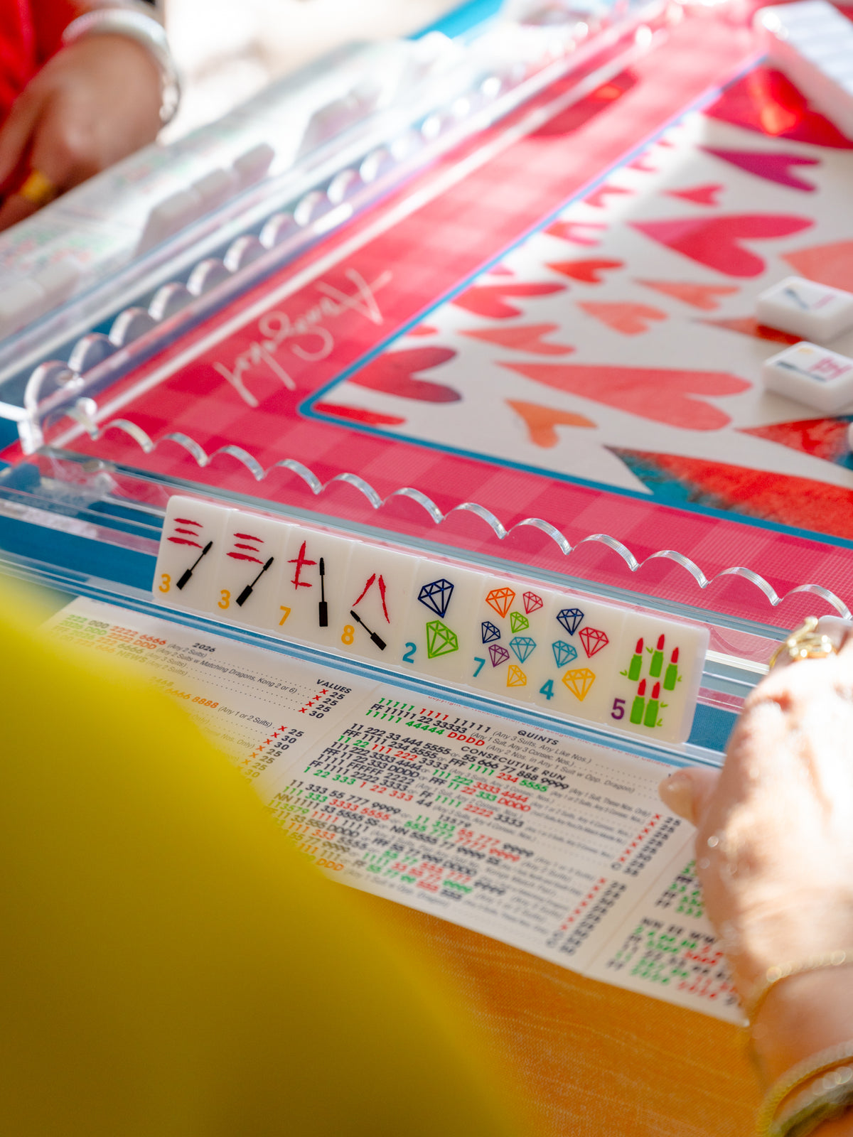 Heart of the Game Mahjong Mat