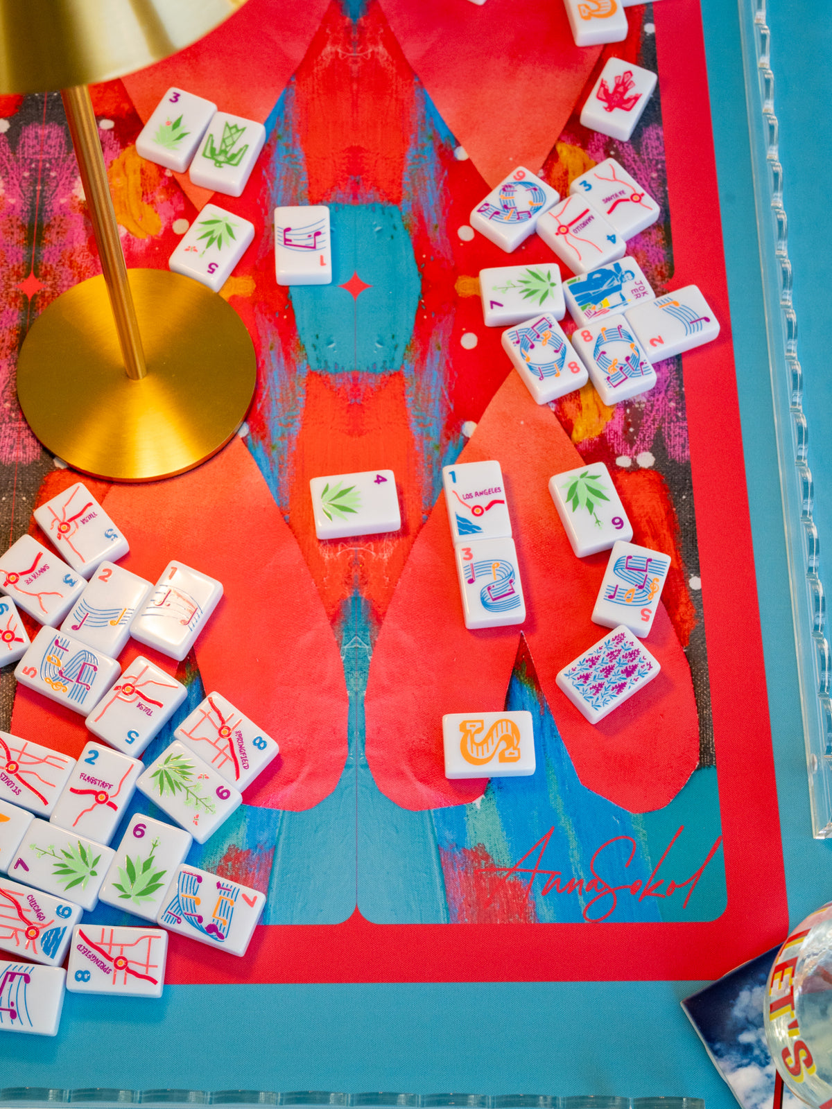 Pattern Play Mahjong Mat