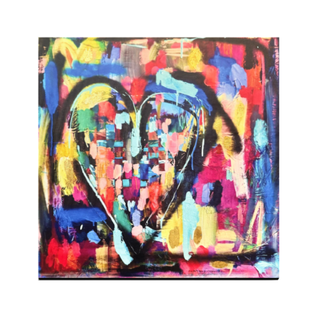 Woven to Love, canvas print