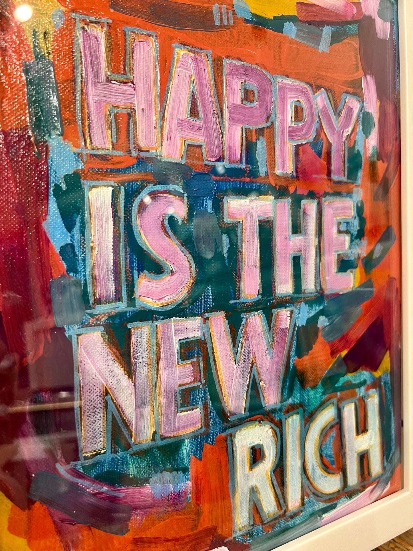 Happy is the New Rich 🖤 Small Original