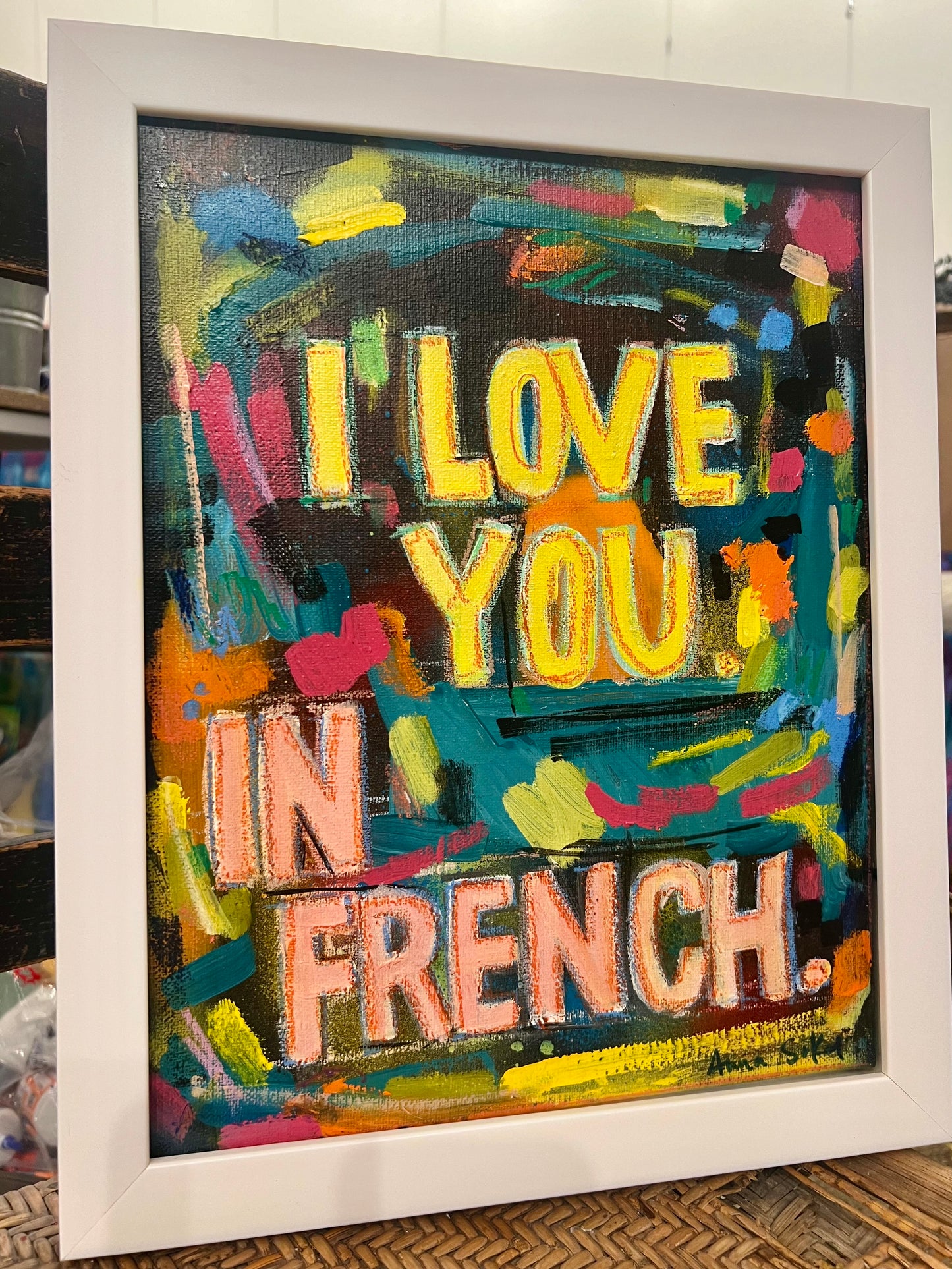 I Love You in French 💛 Original