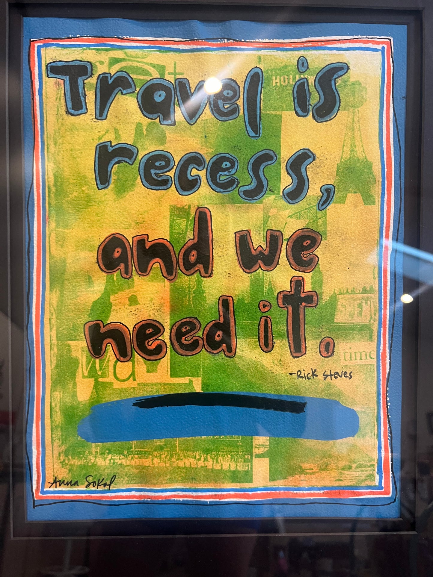 Travel is Recess ✈️ Original