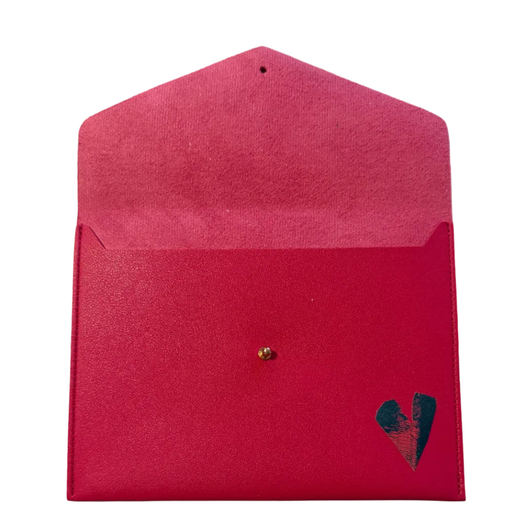 Mahj Card Clutch - Hot Pink Heaven