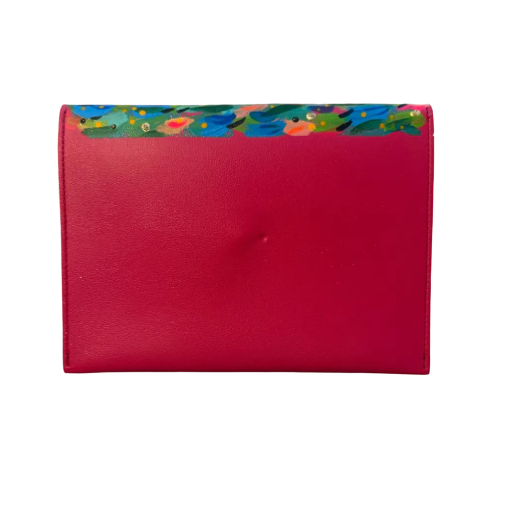Mahj Card Clutch - Hot Pink Heaven