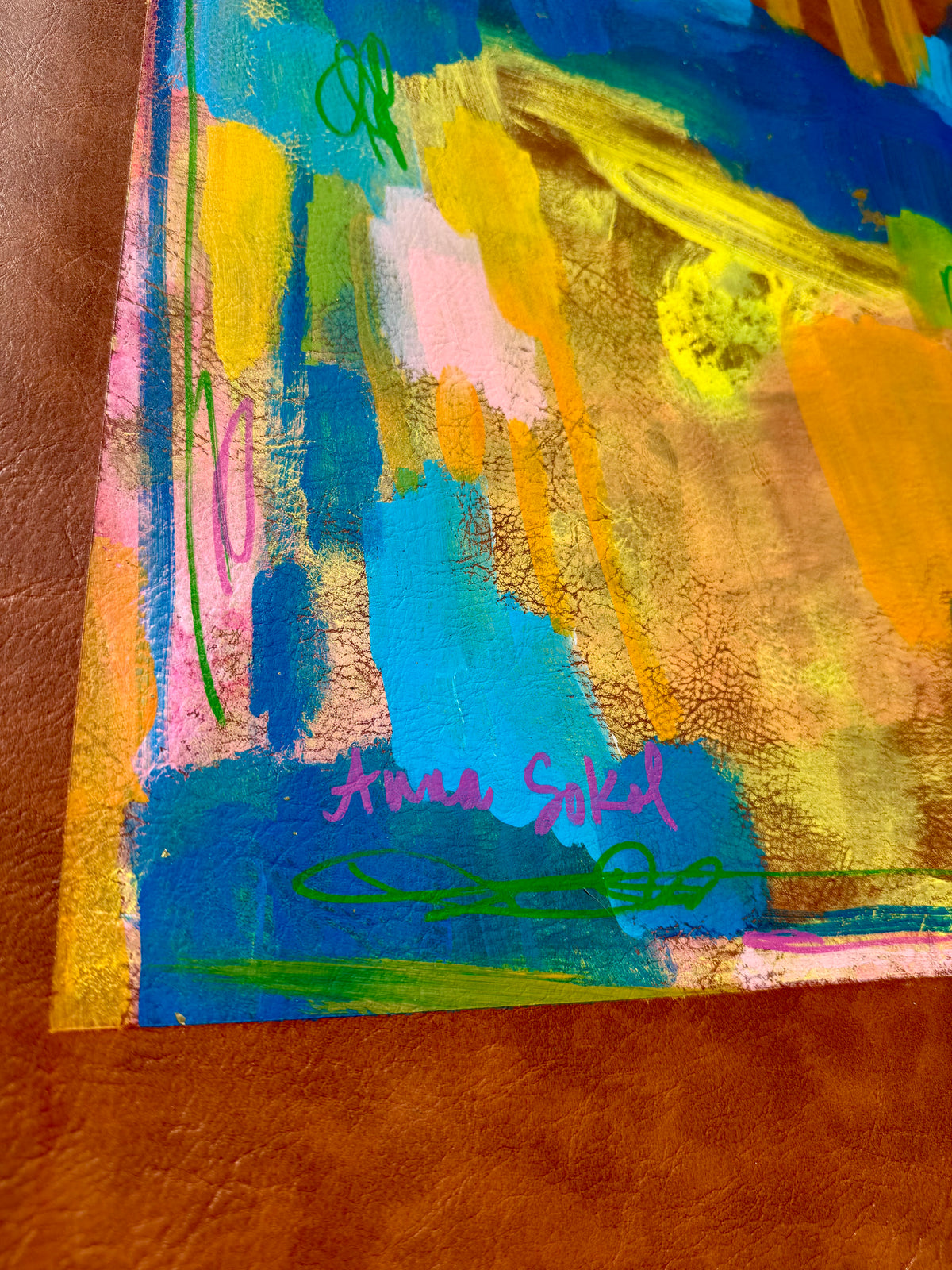 Studio Play: Original Hand Painted Mahj Mat