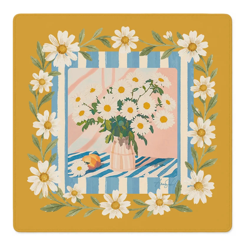 Daisies & Dots Mahjong Mat