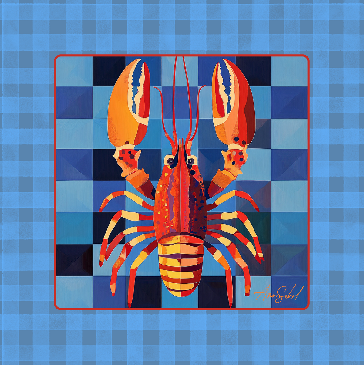 Lobsta Roll Mahjong Mat