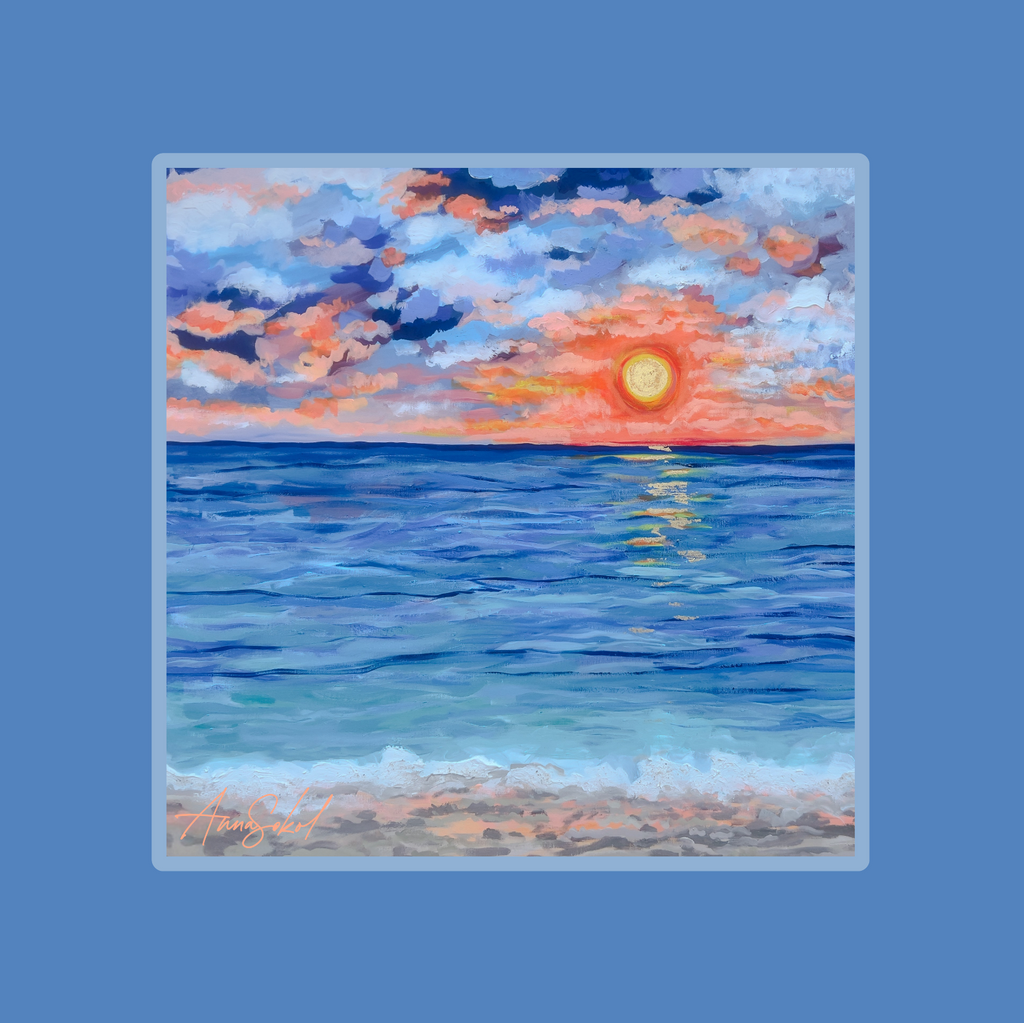 Tiles & Tides Mahjong Mat