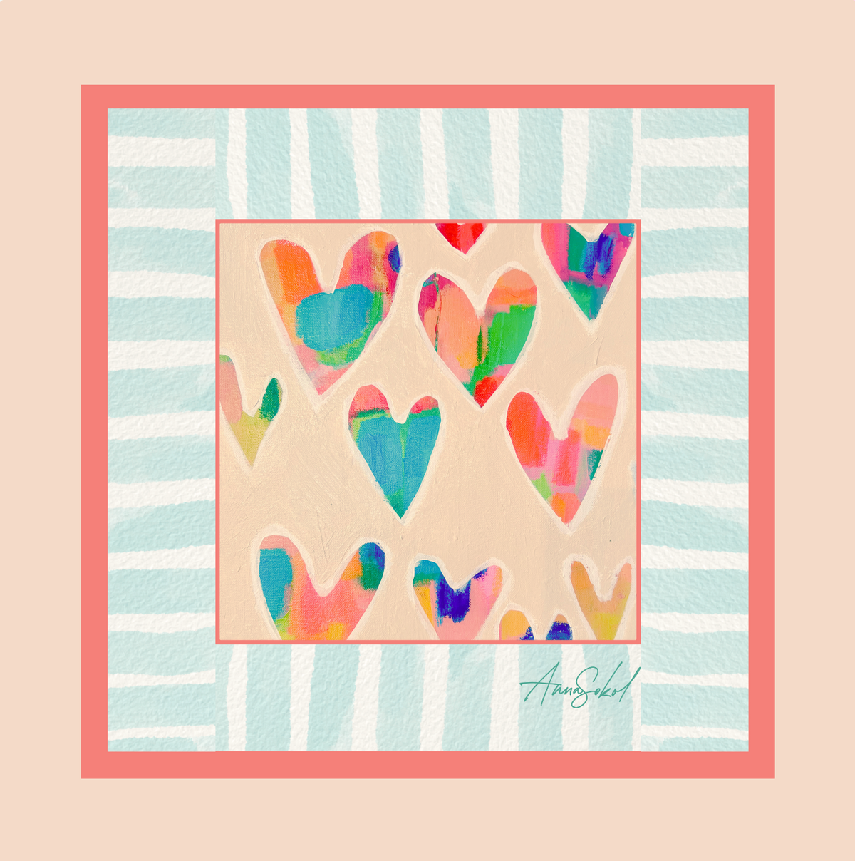 Pastel Pongs Mahjong Mat