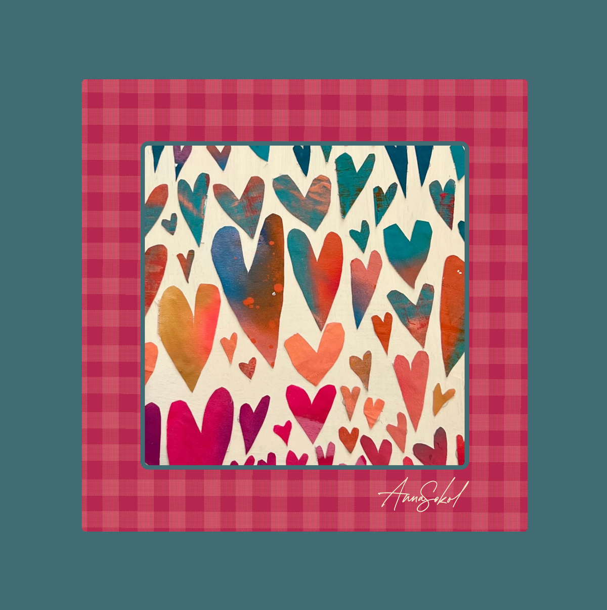 Heart of the Game Mahjong Mat