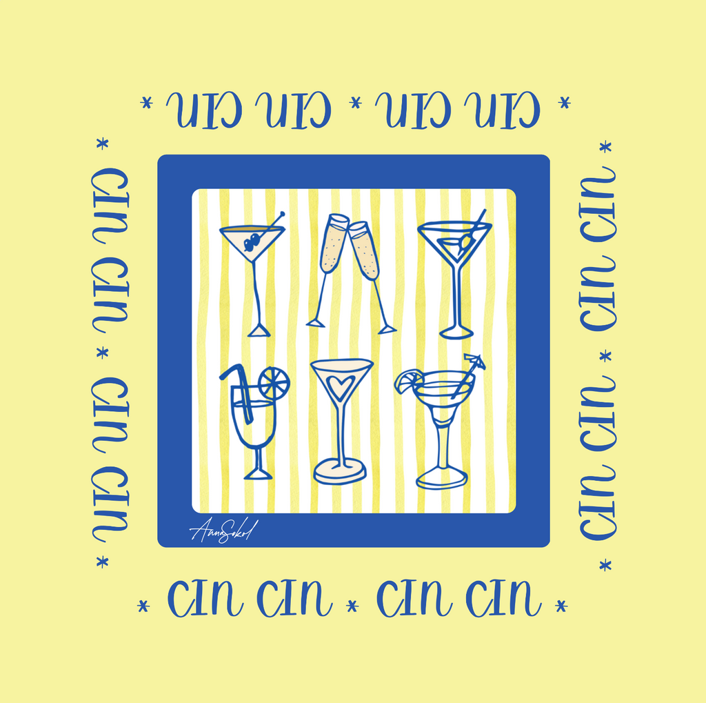 Cin Cin! Mahjong Mat