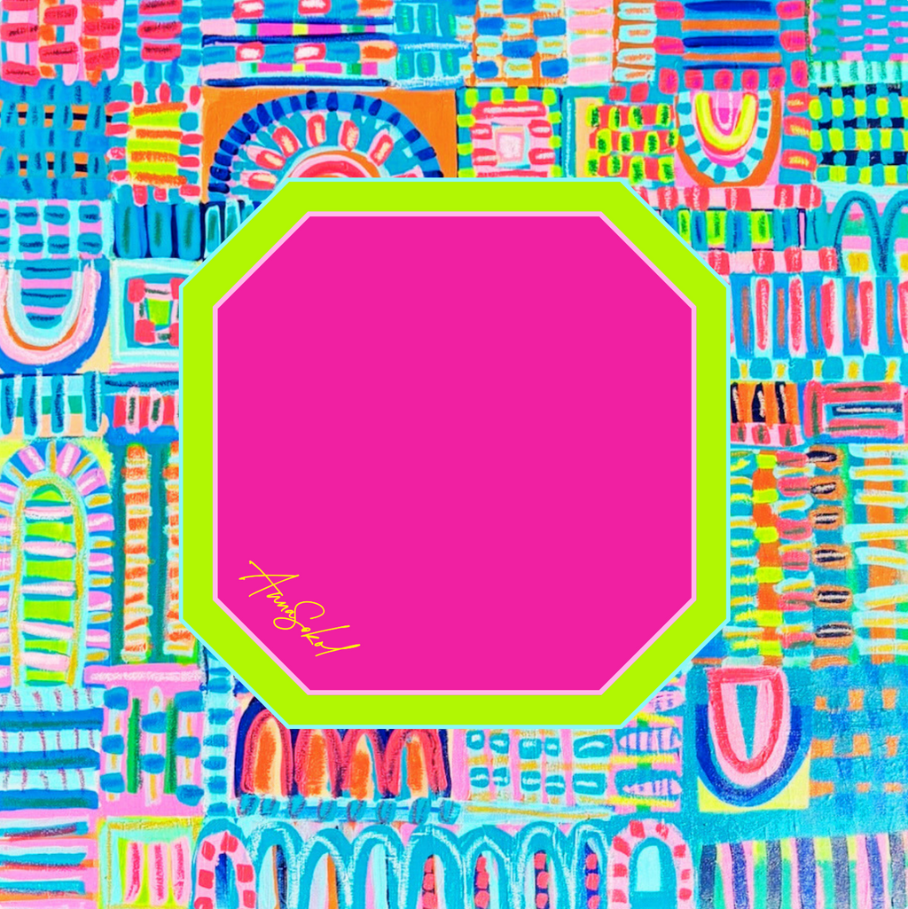 Dots & Doodles Mahjong Mat
