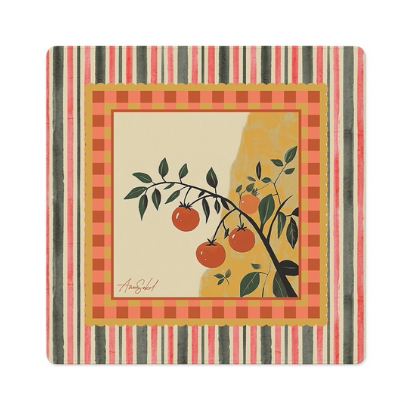 Tomato Table Mahjong Mat