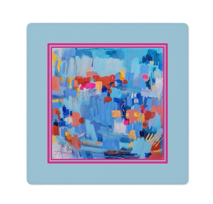 Blue Bamboo Mahjong Mat