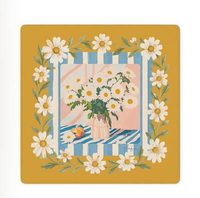 Daisies & Dots Mahjong Mat