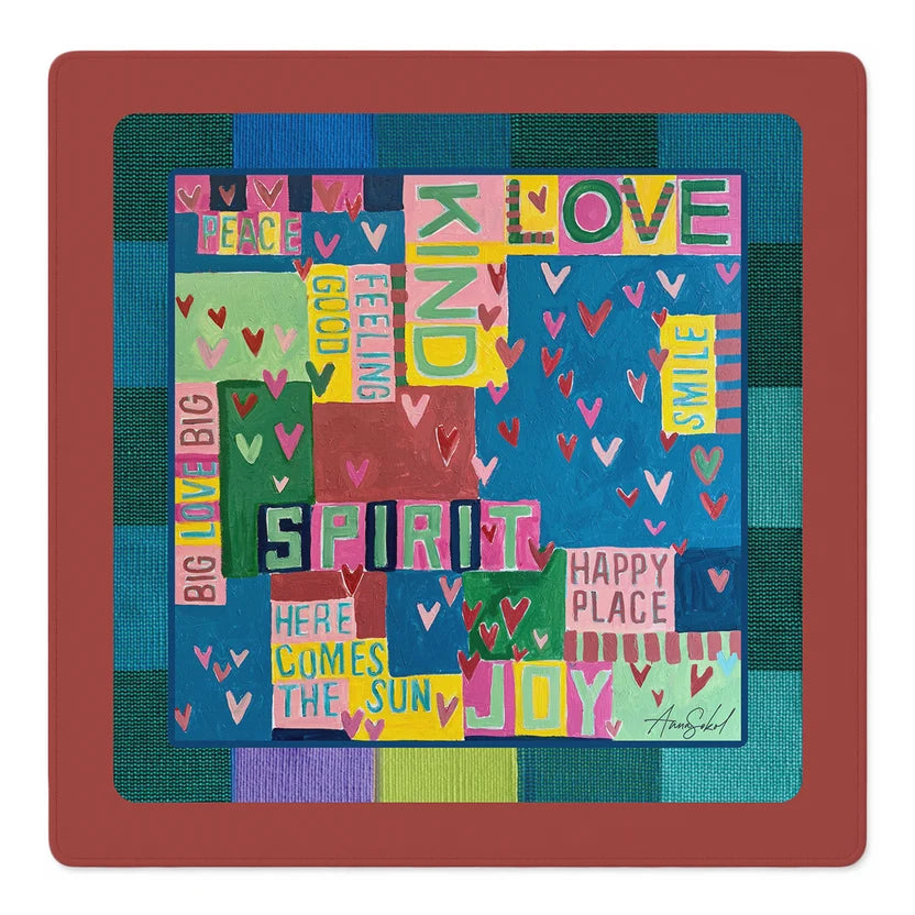 Happy Place Mahjong Mat