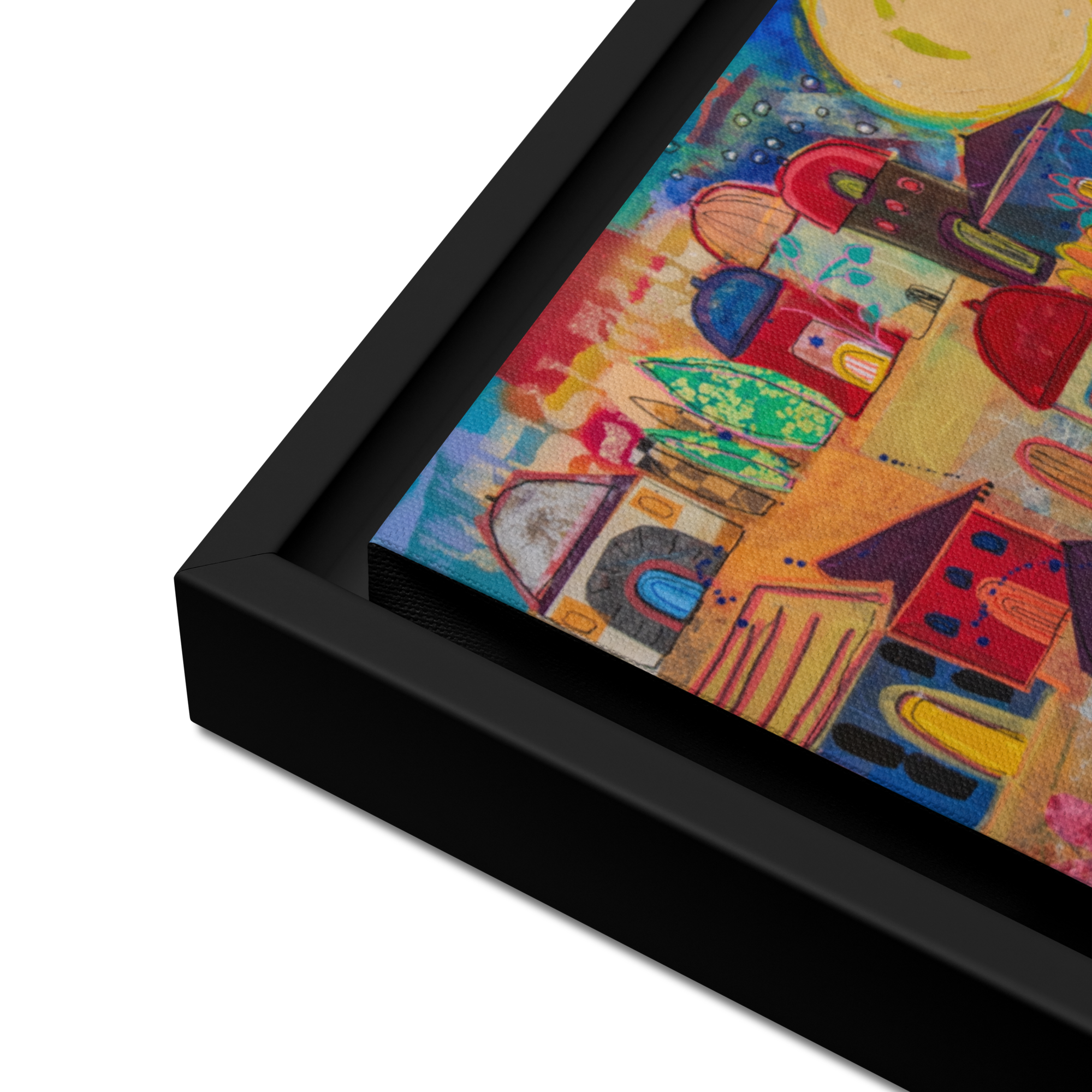 To Life! Framed Canvas Print