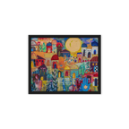 To Life! Framed Canvas Print