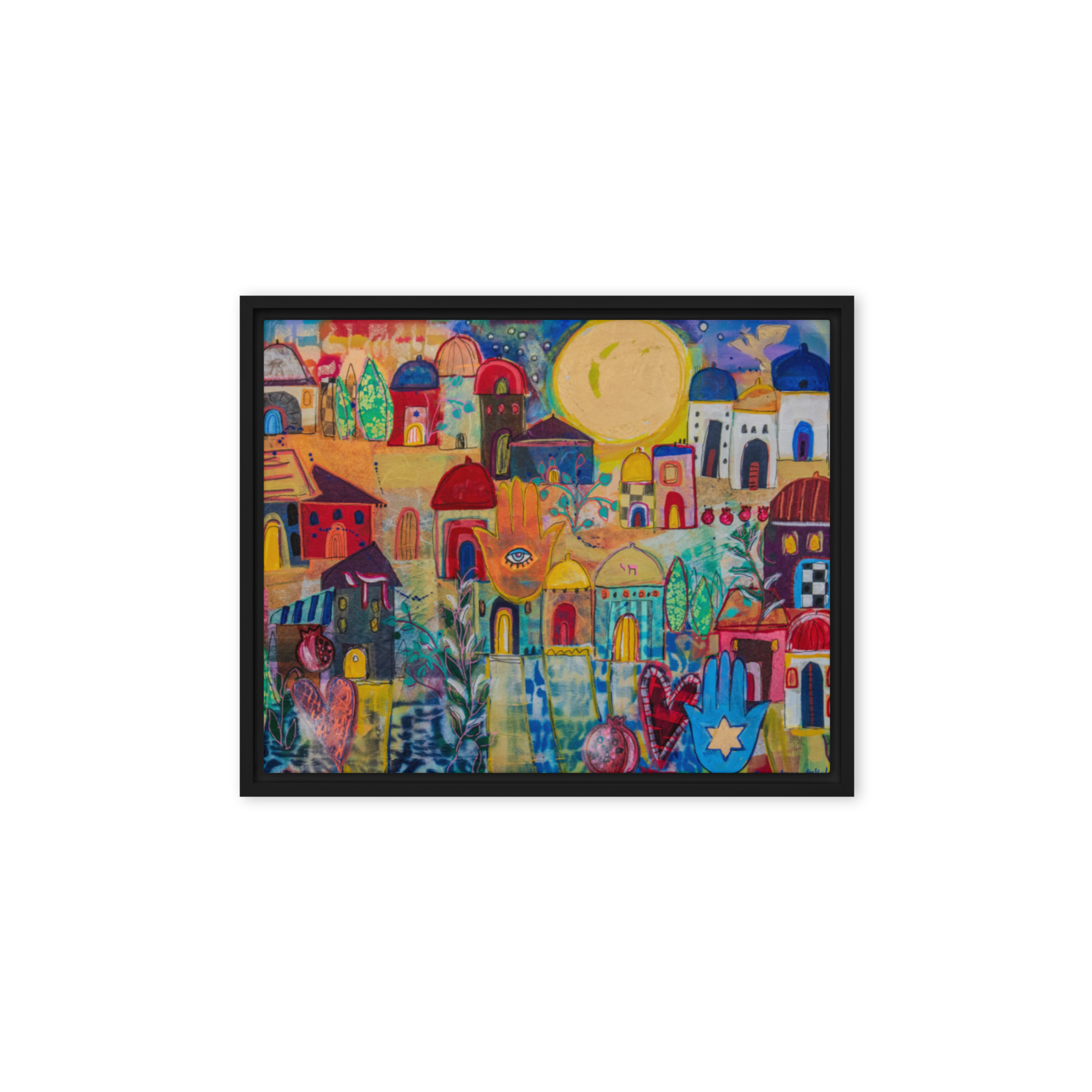 To Life! Framed Canvas Print