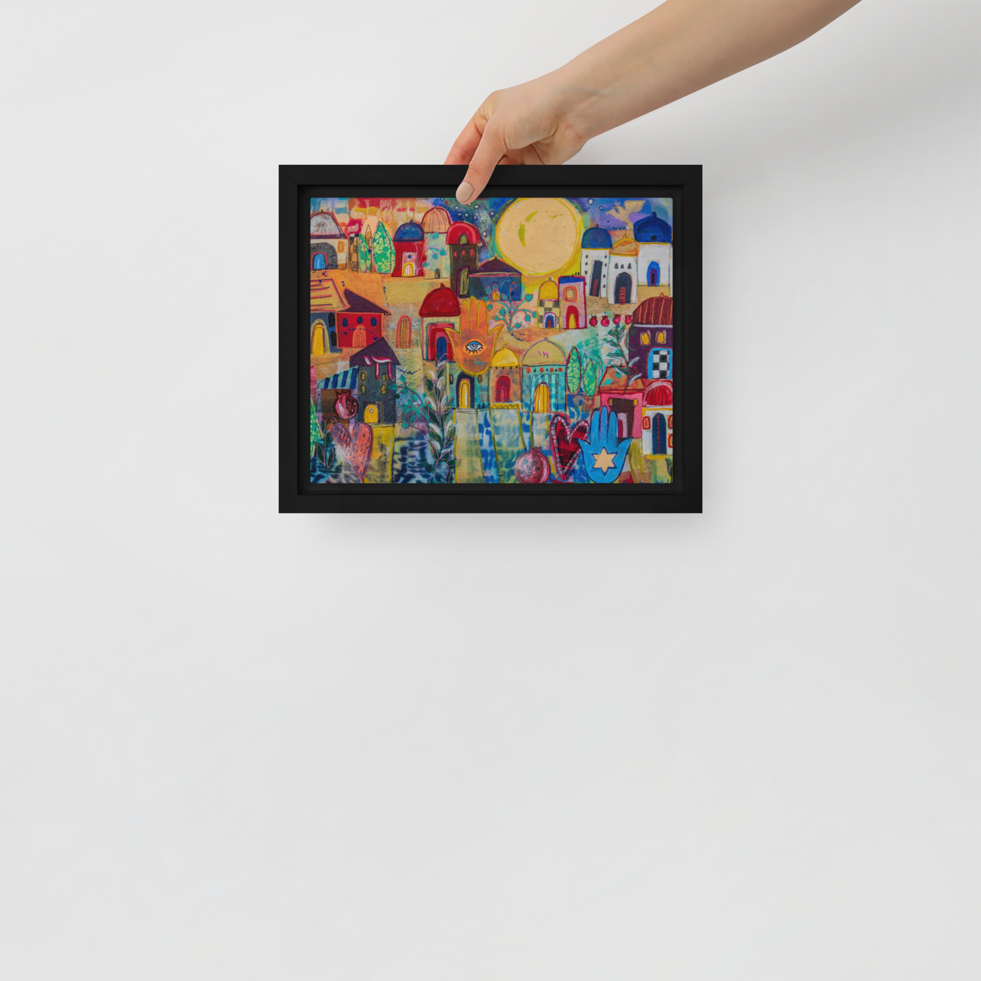 To Life! Framed Canvas Print
