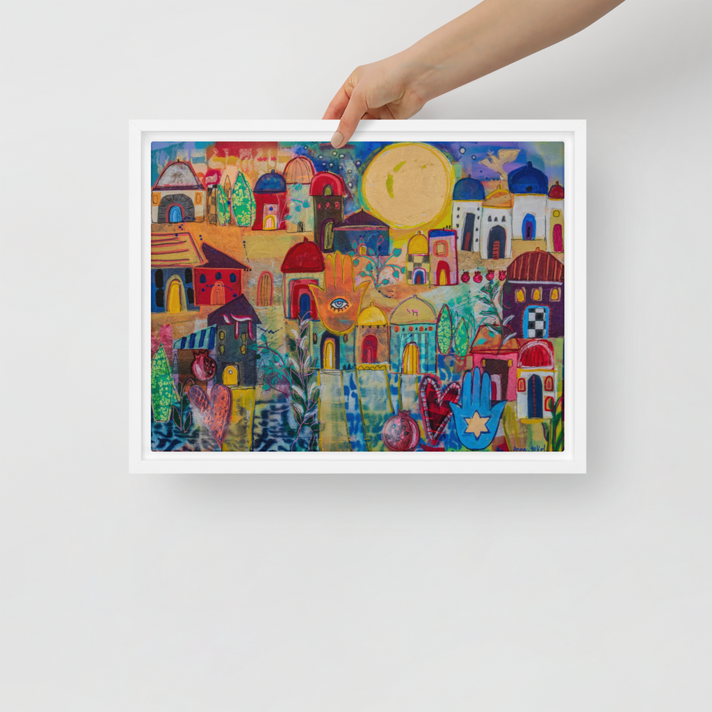To Life! Framed Canvas Print