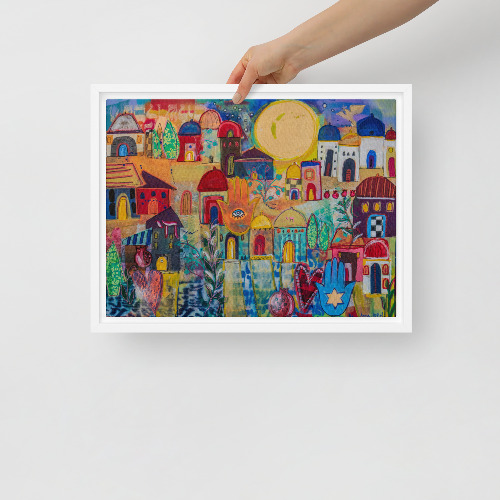 To Life! Framed Canvas Print