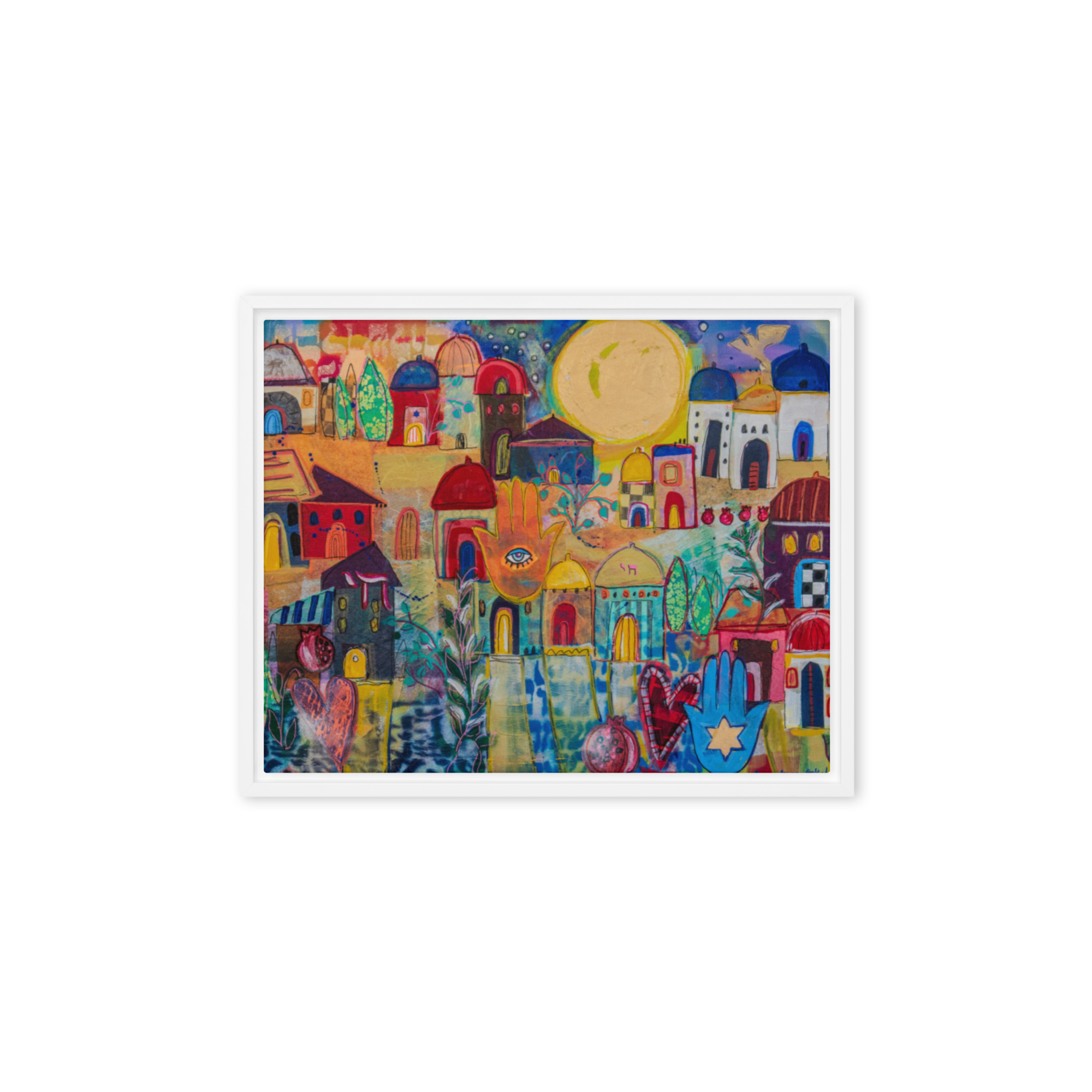 To Life! Framed Canvas Print