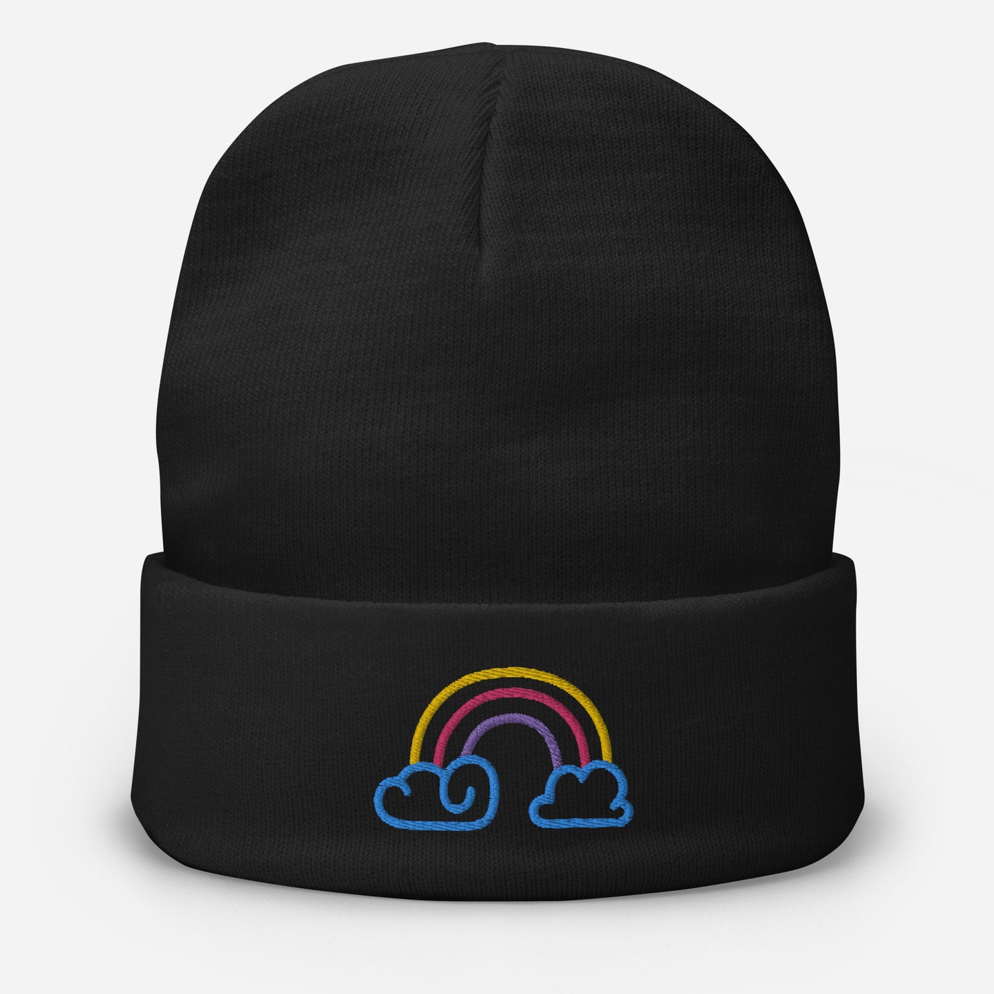 Rainbow 🌈 Embroidered Beanie