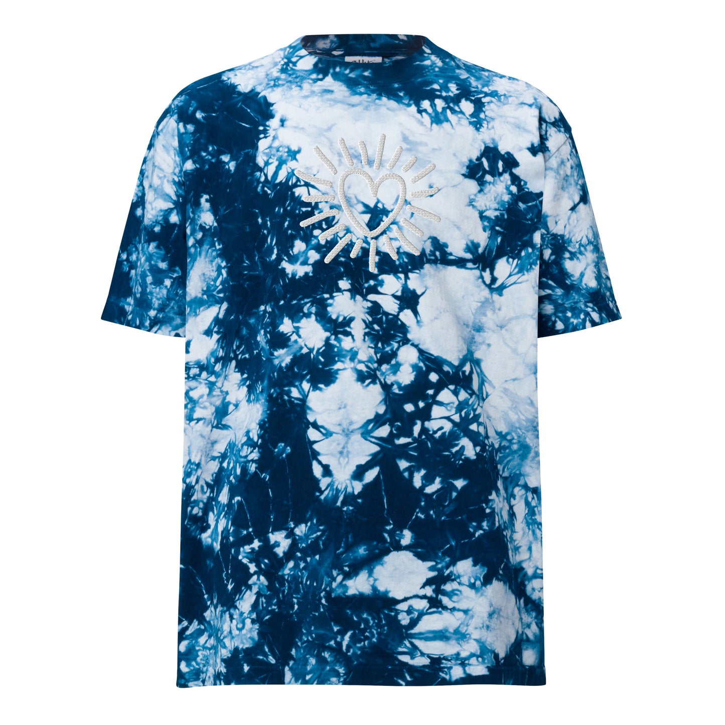 Radiate Love! Oversized tie-dye t-shirt