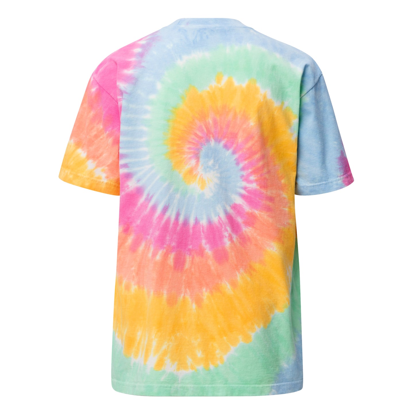 Radiate Love! Oversized tie-dye t-shirt