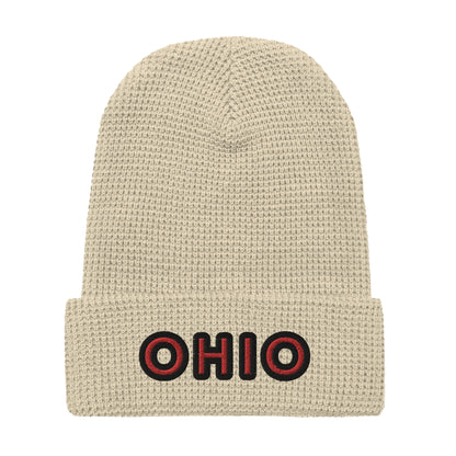 OHIO simple 🌰 Waffle beanie