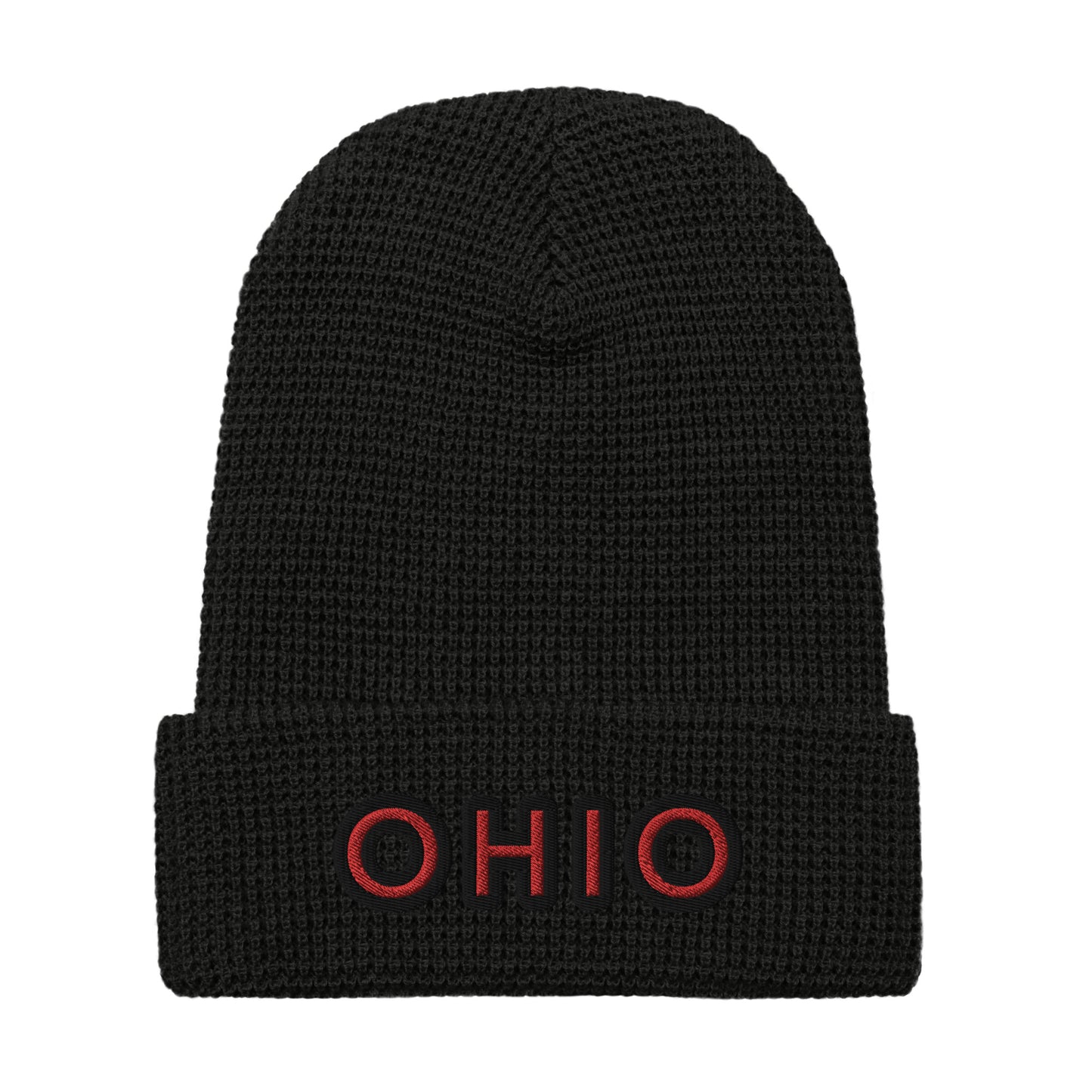 OHIO simple 🌰 Waffle beanie