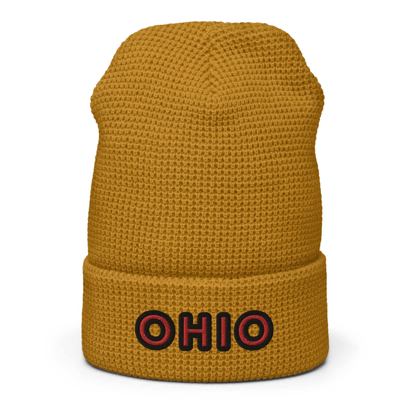 OHIO simple 🌰 Waffle beanie