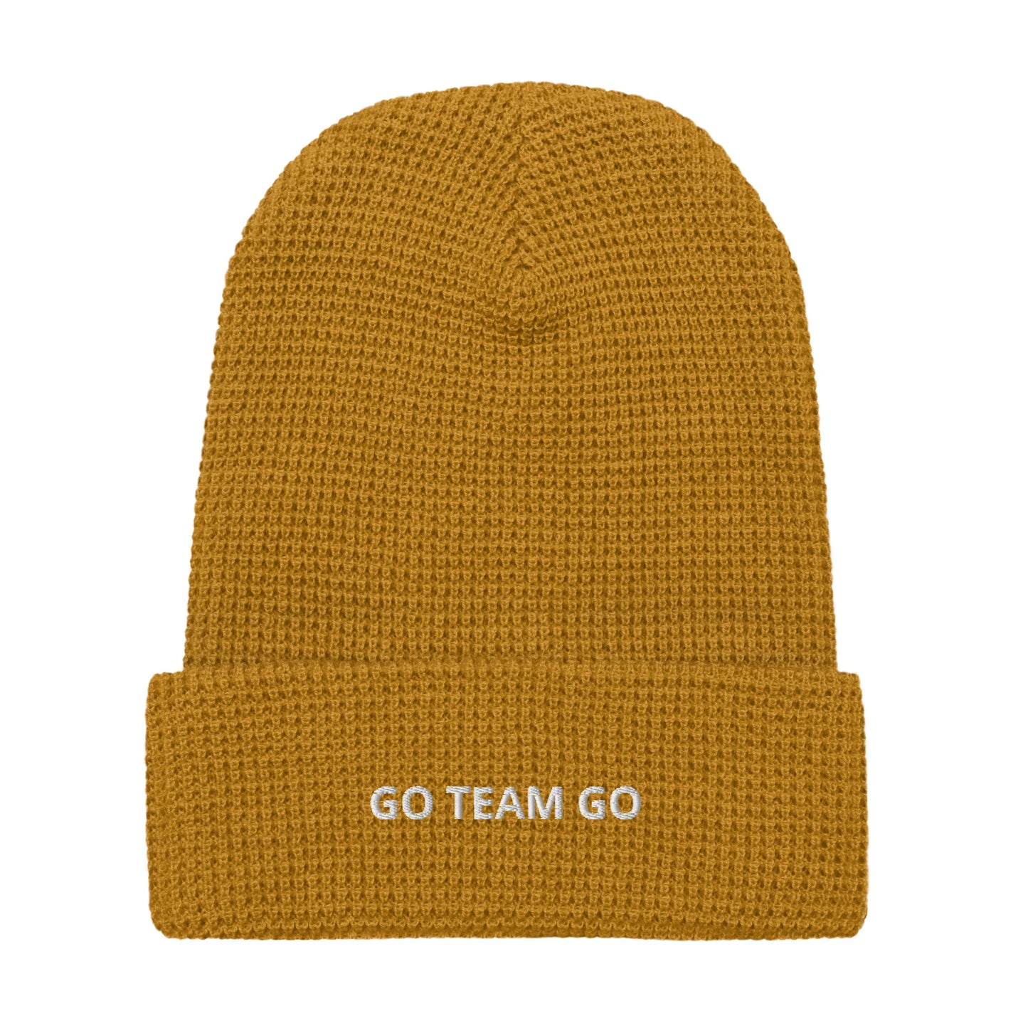 Go Team Go. 📣 Waffle beanie