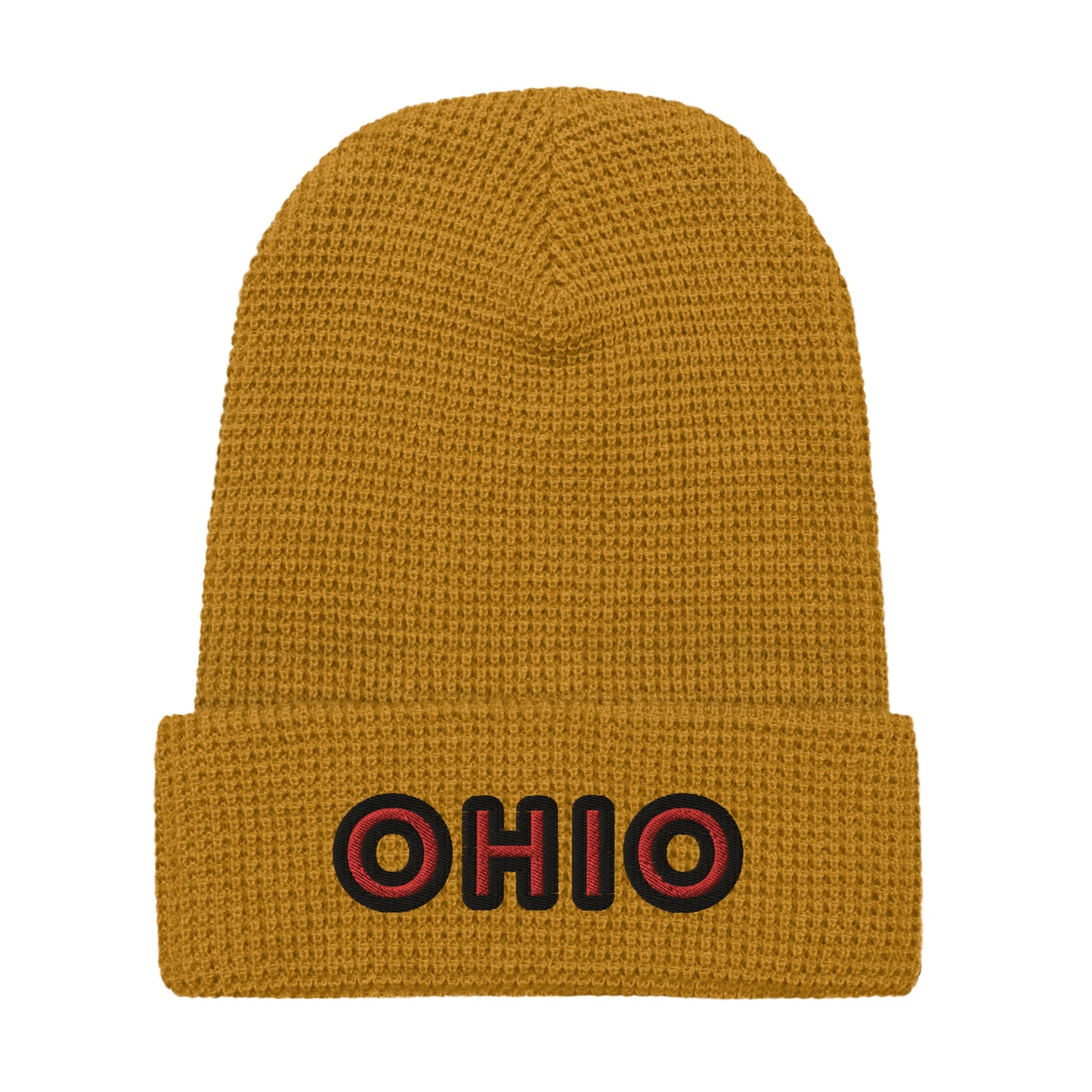 OHIO simple 🌰 Waffle beanie