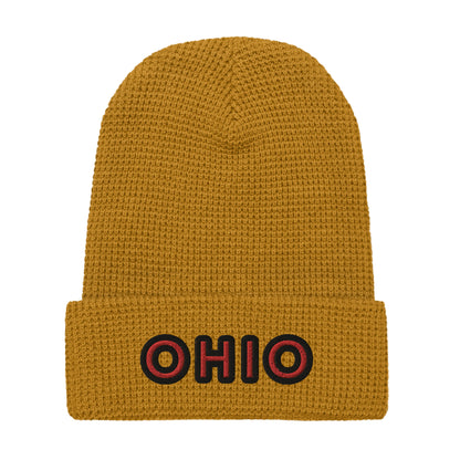 OHIO simple 🌰 Waffle beanie