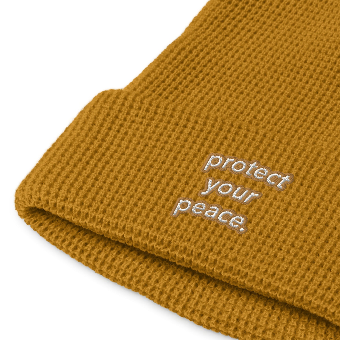 Protect Your Peace ☮️ Waffle beanie