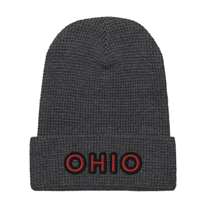 OHIO simple 🌰 Waffle beanie
