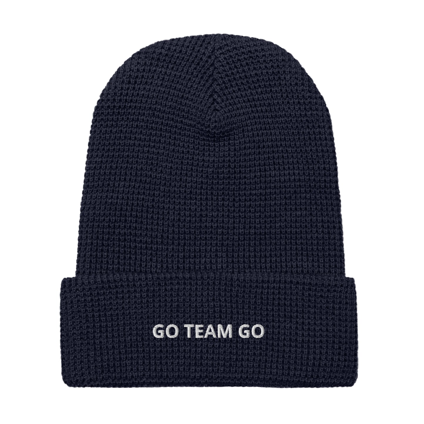 Go Team Go. 📣 Waffle beanie