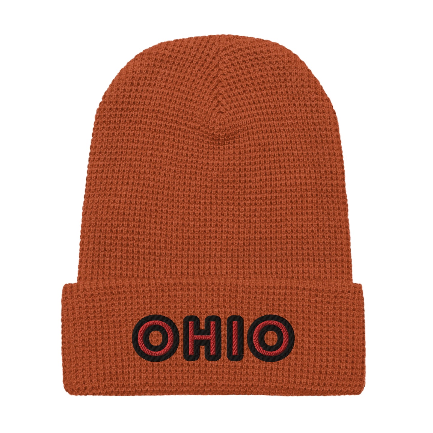 OHIO simple 🌰 Waffle beanie