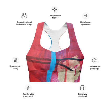 Energy Doesn't Lie - Longline sports bra