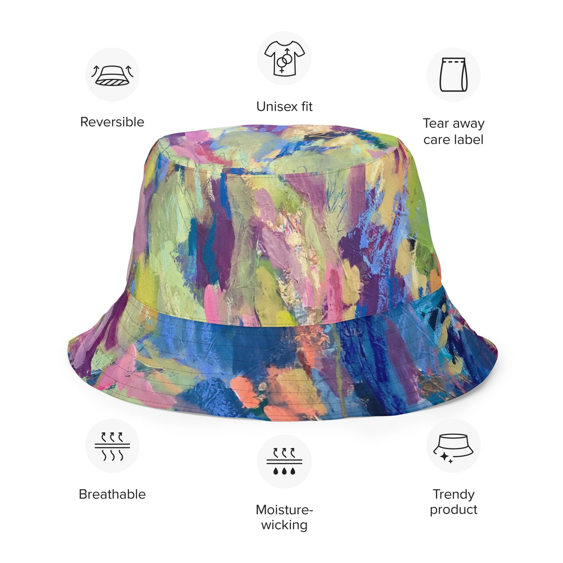 Energy Doesn't Lie - Reversible bucket hat